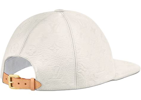 white louis vuitton cap